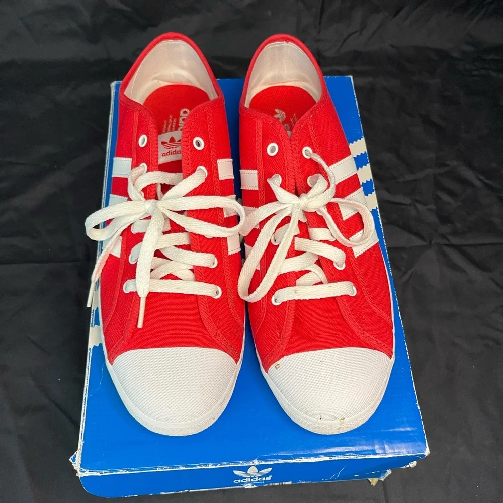 Adidas San Reno Red Size 13‎ Pre Owned w/box